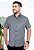 CAMISA SLIM  - ESTAMPADA - MANGA CURTA - COR PRETO - Imagem 1
