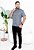 CAMISA SLIM  - ESTAMPADA - MANGA CURTA - COR PRETO - Imagem 4