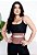 CONJUNTO FITNESS -  BICOLOR - PRETO COM DETALHE MARROM - Imagem 2