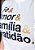 T-SHIRT FEMININA - FÉ E AMOR E FAMÍLIA E GRATIDÃO - COR BRANCO - Imagem 5