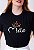 T-SHIRT FEMININA - COROA MÃE - COR PRETO - Imagem 1