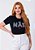 T-SHIRT FEMININA - MÃE ADJETIVOS - COR PRETO - Imagem 1