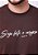 T-SHIRT MASCULINA -  SEJA FORTE E CORAJOSO  - COR MARROM - Imagem 2
