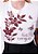 T-SHIRT FEMININA - FORTE E CORAJOSA - COR MARFIM - Imagem 1