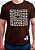 T-SHIRT MASCULINA - OVELHINHAS DE CRISTO  - COR MARROM - Imagem 2