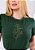 T-SHIRT FEMININA - FLOR JESUS TU ÉS O MEU AMADO - COR VERDE PROFUNDO - Imagem 1