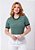 T-SHIRT FEMININA - LISTRADA - COR VERDE - Imagem 1