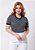 T-SHIRT FEMININA - LISTRADA - COR PRETO - Imagem 1