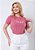 T-SHIRT FEMININA - FEITA DE FÉ  - COR ROSA SECO - Imagem 2