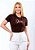 T-SHIRT FEMININA - PROTEGIDA POR DEUS - COR MARROM - Imagem 2