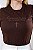 T-SHIRT FEMININA - O PROPÓSITO TE CURA - COR MARROM - Imagem 1