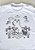 CAMISETA INFANTIL  PARA COLORIR - CAPIVARA - COR BRANCO - Imagem 4