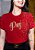 T-SHIRT FEMININA - PAZ ESTRELAS - COR VERMELHO - Imagem 2