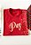 T-SHIRT FEMININA - PAZ ESTRELAS - COR VERMELHO - Imagem 3