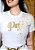 T-SHIRT FEMININA - PAZ ESTRELAS - COR BRANCO - Imagem 2