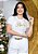 T-SHIRT FEMININA - AMOR ESTRELAS - COR BRANCO - Imagem 1