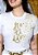 T-SHIRT FEMININA - GRATIDÃO ESTRELAS - COR BRANCO - Imagem 2