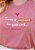 T-SHIRT FEMININA - MARCOS 9:23 TUDO É POSSÍVEL - COR ROSA CLARO - Imagem 2