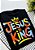 INFANTIL UNISSEX - JESUS IS KING - COR PRETO - Imagem 5