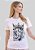 T-SHIRT FEMININA - LEÃO YESHUA COROA - COR MARFIM - Imagem 1