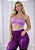 CONJUNTO FITNESS FILETE - CALÇA ROXO UVA/TOP ROXO EROS - Imagem 2
