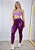 CONJUNTO FITNESS FILETE - CALÇA ROXO UVA/TOP ROXO EROS - Imagem 1