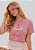 T-SHIRT FEMININA - MENINA DOS OLHOS DE DEUS - COR ROSA CLARO - Imagem 3