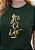 T-SHIRT FEMININA - GRATIDÃO PATCH - COR VERDE FLORESTA - Imagem 2