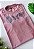 T-SHIRT FEMININA - FÉ, ESPERANÇA, AMOR - STRASS - COR ROSA CLARO - Imagem 2