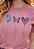 T-SHIRT FEMININA - FÉ, ESPERANÇA, AMOR - STRASS - COR ROSA CLARO - Imagem 6