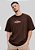 OVERSIZED - COM ELE NADA TEMEREI - COR MARROM - Imagem 5