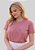 T-SHIRT FEMININA - BÁSICA - COR ROSA CLARO - Imagem 2
