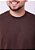 T-SHIRT MASCULINA - BASICA - COR MARROM - Imagem 2
