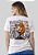 T-SHIRT FEMININA - MORREU E RESSUSCITOU COMO UM LEÃO - Imagem 4