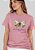 T-SHIRT FEMININA - PERDOADA E REDIMIDA - COR ROSA CLARO - Imagem 1