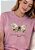 T-SHIRT FEMININA - PERDOADA E REDIMIDA - COR ROSA CLARO - Imagem 2