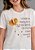 T-SHIRT FEMININA - CONFIA NAQUELE QUE ESCREVE OS TEUS DIAS - COR MARFIM - Imagem 4