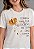 T-SHIRT FEMININA - CONFIA NAQUELE QUE ESCREVE OS TEUS DIAS - COR MARFIM - Imagem 5