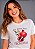 T-SHIRT FEMININA - EU ACREDITO NAS SUAS PROMESSAS - COR MARFIM - Imagem 1