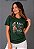 T-SHIRT FEMININA - DEUS É O MEU REFÚGIO- COR VERDE - Imagem 1
