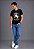 T-SHIRT MASCULINA - EU SOU DELE ELE É MEU PASTOR - COR PRETO - Imagem 5