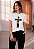 T-SHIRT FEMININA - CRUZ LEÃO - COR MARFIM - Imagem 4