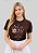 T-SHIRT FEMININA - ESCOLHIDA AMADA PERDOADA - COR MARROM - Imagem 1