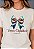 T-SHIRT FEMININA - FORÇA E DIGNIDADE - COR MARFIM - Imagem 2