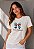 T-SHIRT FEMININA - FORÇA E DIGNIDADE - COR MARFIM - Imagem 1