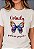 T-SHIRT FEMININA - CRIADA PARA UM PROPÓSITO - COR MARFIM - Imagem 2