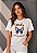 T-SHIRT FEMININA - CRIADA PARA UM PROPÓSITO - COR MARFIM - Imagem 1