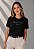 T-SHIRT FEMININA - TODO MEU SER É TEU JESUS - COR PRETO - Imagem 1