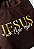 T-SHIRT FEMININA - JESUS MEU LUGAR SEGURO - COR MARROM - Imagem 3