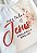 T-SHIRT FEMININA - MEU TUDO É JESUS - COR MARFIM - Imagem 3